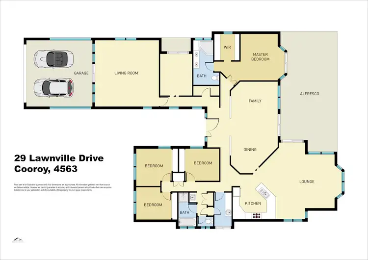 Floorplan of Homely house listing, 29 Lawnville Road, Cooroy QLD 4563
