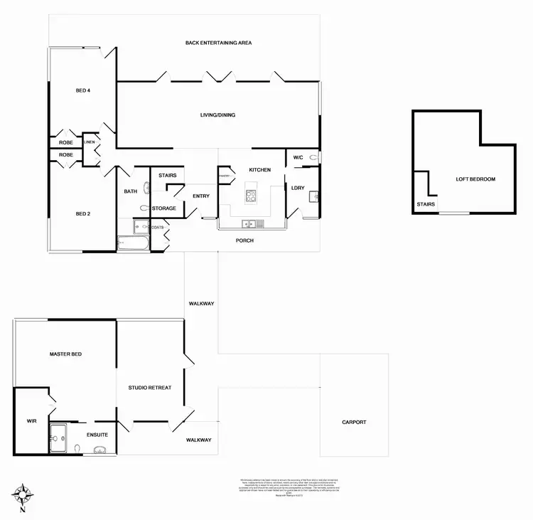 Floorplan of Homely house listing, 18 Loch Goyle Drive, Woodville NSW 2321