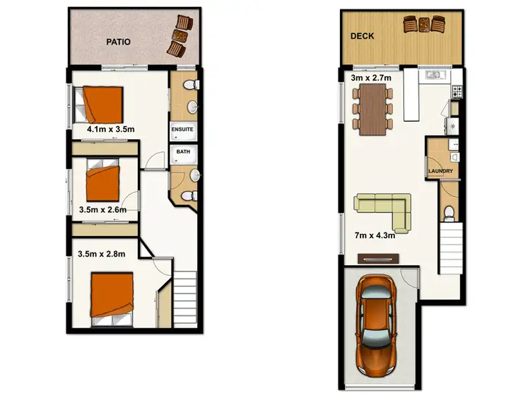 Floorplan of Homely townhouse listing, 59/228 Gaskell Street, Eight Mile Plains QLD 4113