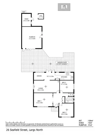 Floorplan of Homely house listing, 26 Seafield Street, Largs North SA 5016