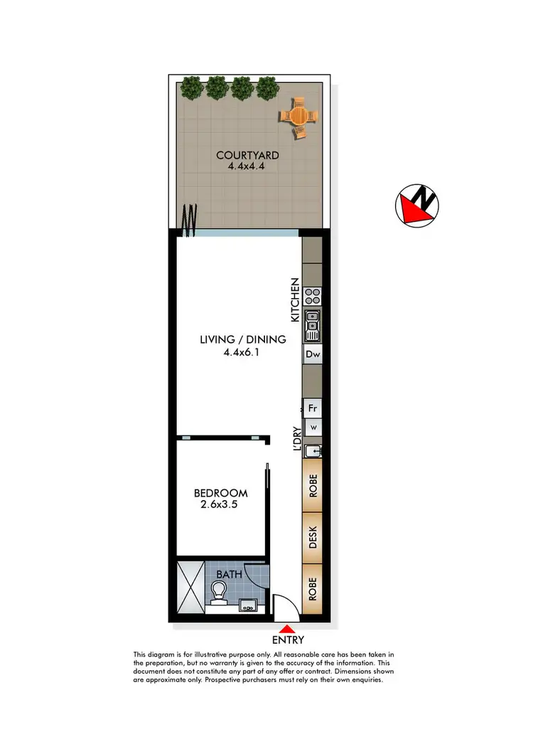 Floorplan of Homely apartment listing, 5/6-8 Jaques Avenue, Bondi Beach NSW 2026
