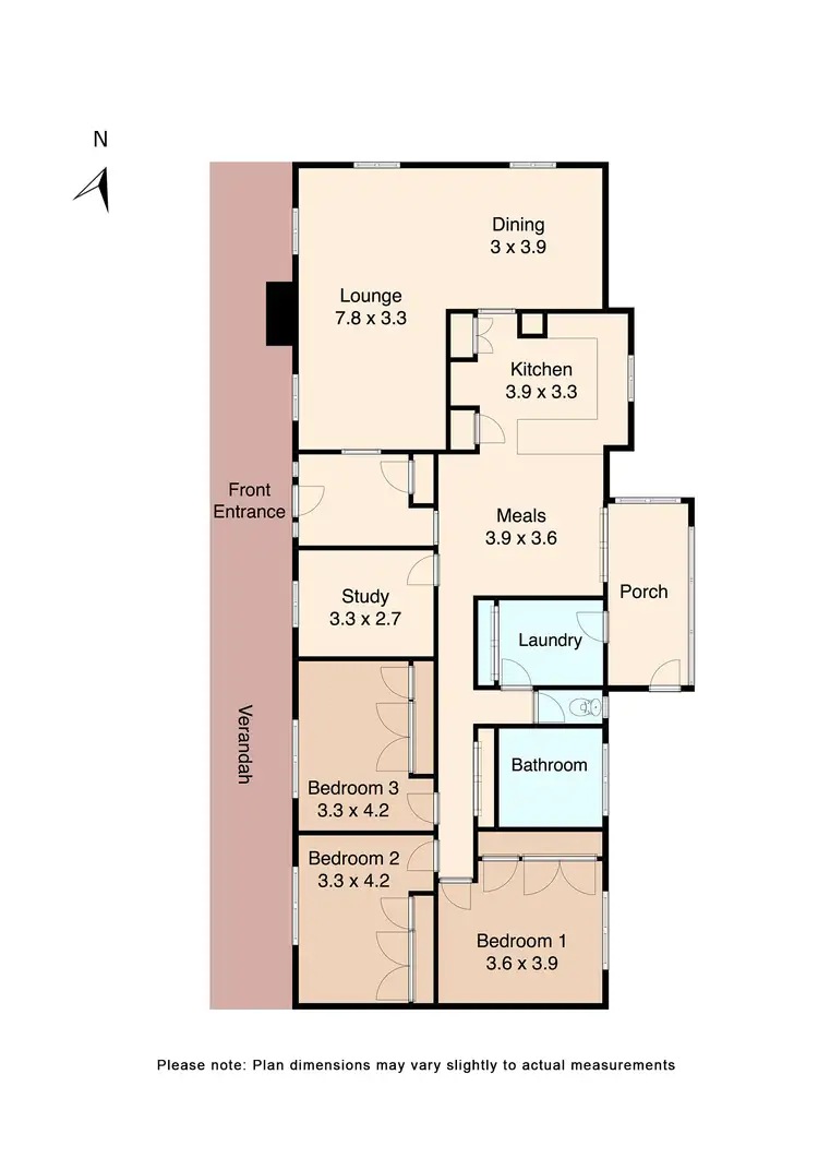 Floorplan of Homely house listing, 95 McPhans Road, Mollongghip VIC 3352