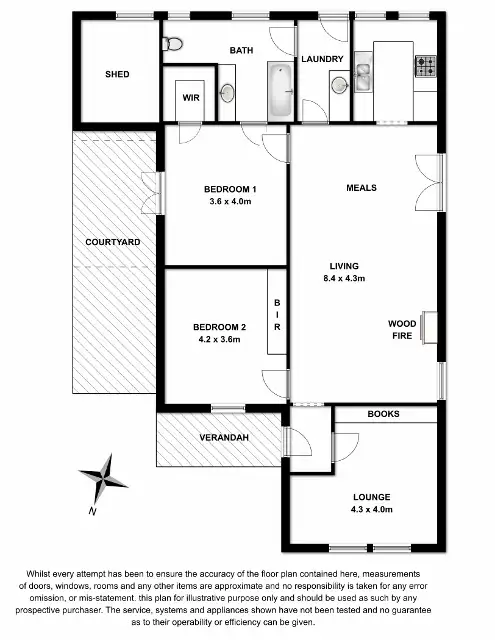 Floorplan of Homely house listing, 95 Meylin Street, Port Macdonnell SA 5291