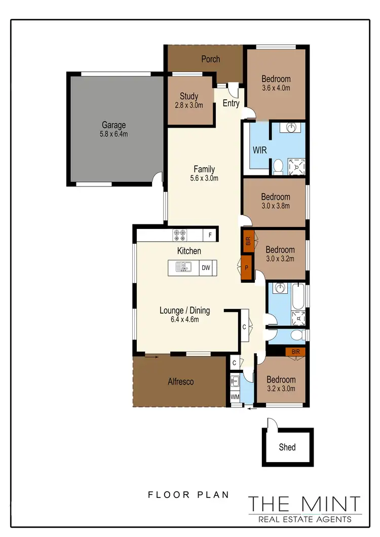 Floorplan of Homely house listing, 8 Jondarvan Drive, Mernda VIC 3754