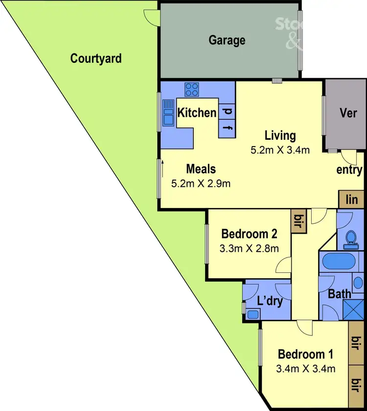 Floorplan of Homely unit listing, 8/35-37 Darebin Boulevard, Reservoir VIC 3073