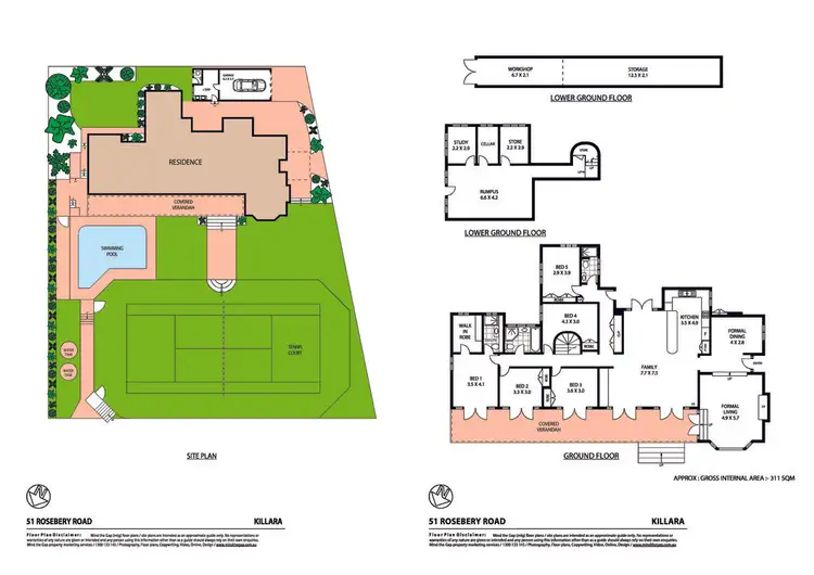 Floorplan of Homely house listing, 51 Rosebery Road, Killara NSW 2071