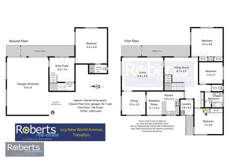 Floorplan of Homely house listing, 129 New World Ave, Trevallyn TAS 7250
