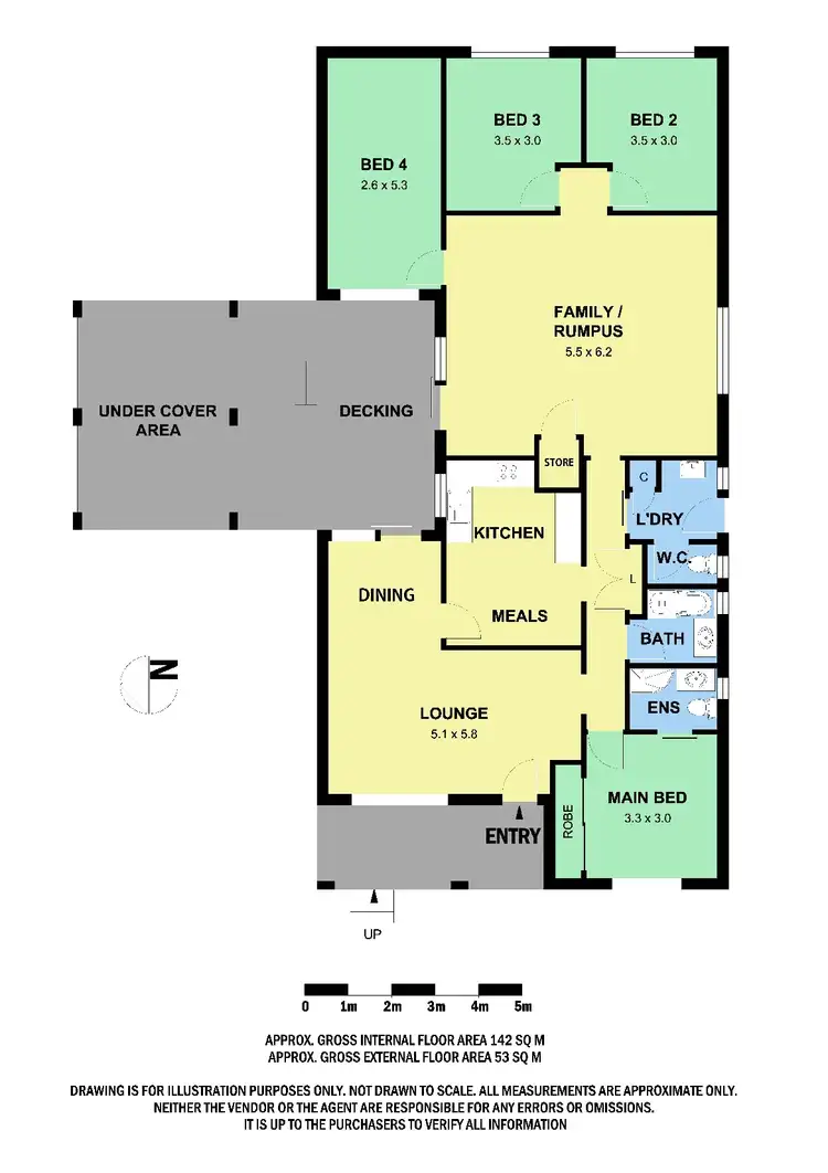 Floorplan of Homely house listing, 5 Lawrence Avenue, Sunbury VIC 3429