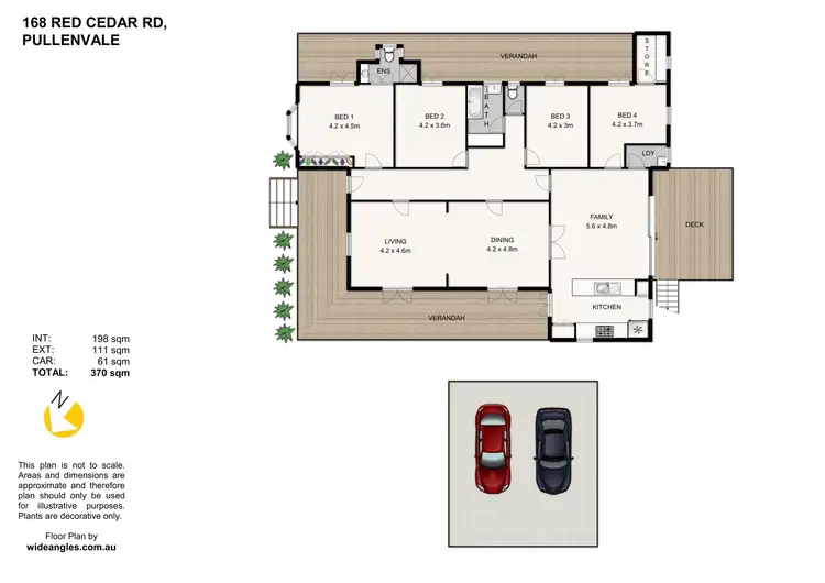 Floorplan of Homely house listing, 168 Red Cedar Road, Pullenvale QLD 4069