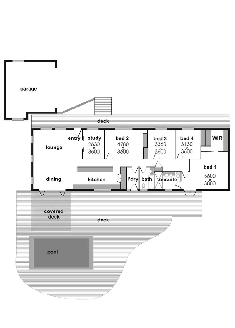 Floorplan of Homely house listing, 11 The Grove, Lennox Head NSW 2478