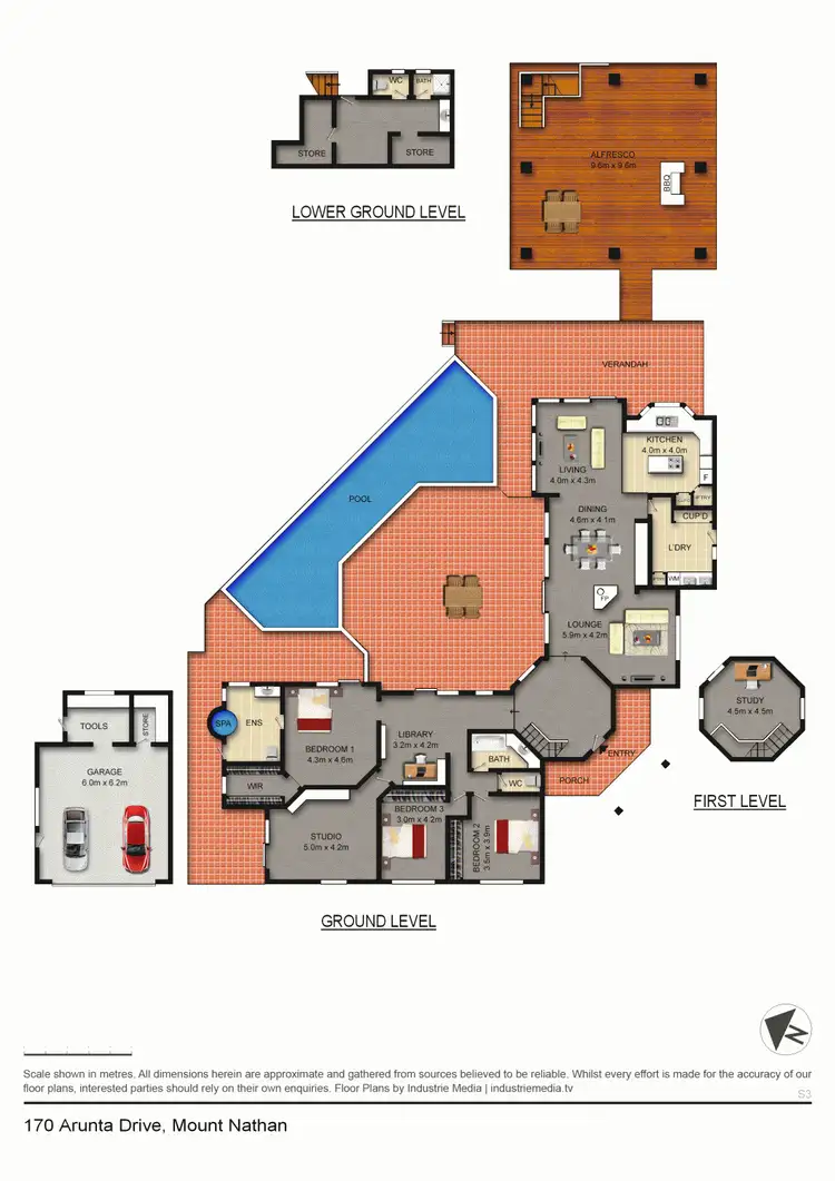 Floorplan of Homely house listing, 170 Arunta Drive, Mount Nathan QLD 4211