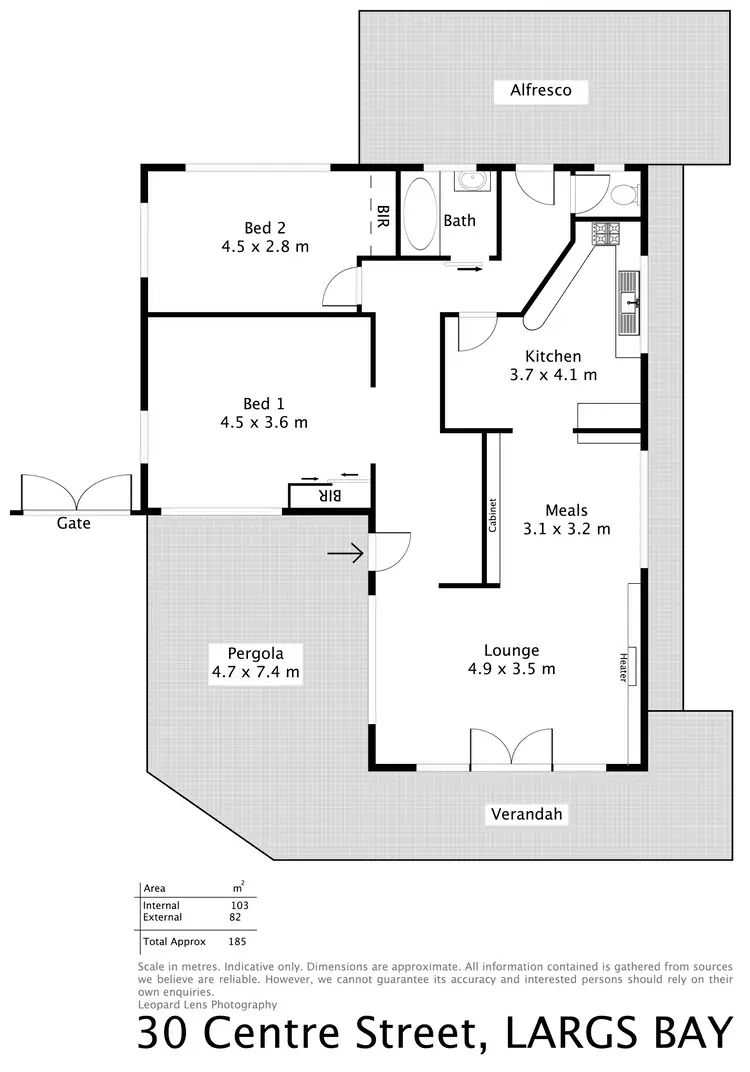 Floorplan of Homely house listing, 30 Centre Street, Largs Bay SA 5016