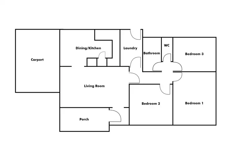 Floorplan of Homely house listing, 36 Birbeck Way, Spearwood WA 6163