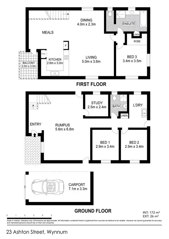 Floorplan of Homely house listing, 23 Ashton Street, Wynnum QLD 4178