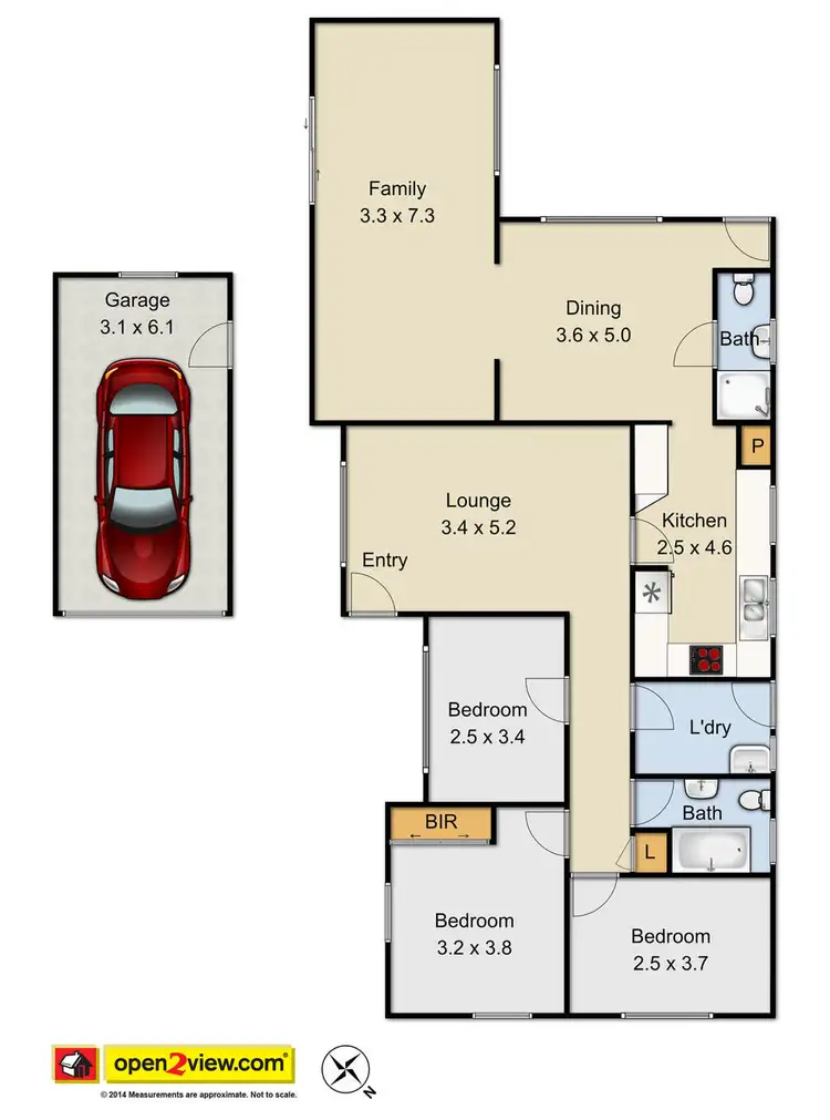 Floorplan of Homely house listing, 14 Bunsen Avenue, Emerton NSW 2770