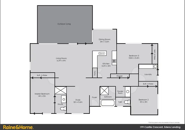 Floorplan of Homely house listing, 199 CASTILE CRESCENT, Edens Landing QLD 4207