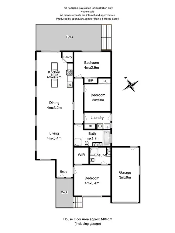 Floorplan of Homely house listing, 10 Brookborough Court, Sorell TAS 7172