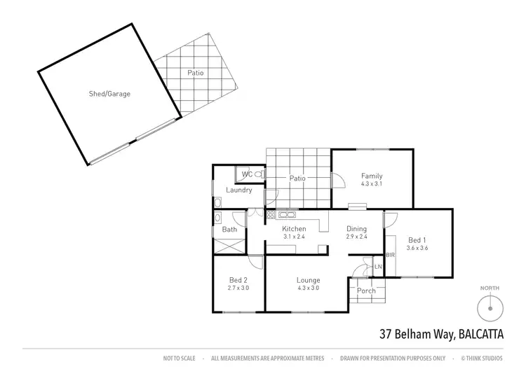 Floorplan of Homely house listing, 37 Belham Way, Balcatta WA 6021