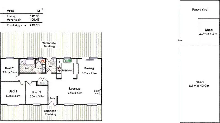 Floorplan of Homely house listing, 3 Wirramulla Road, Lewiston SA 5501