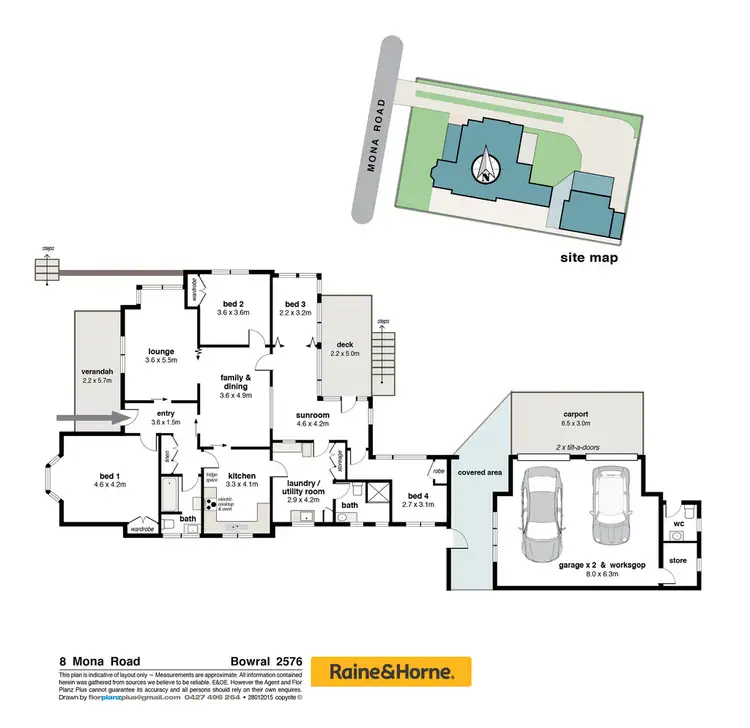 Floorplan of Homely house listing, 8 Mona Road, Bowral NSW 2576