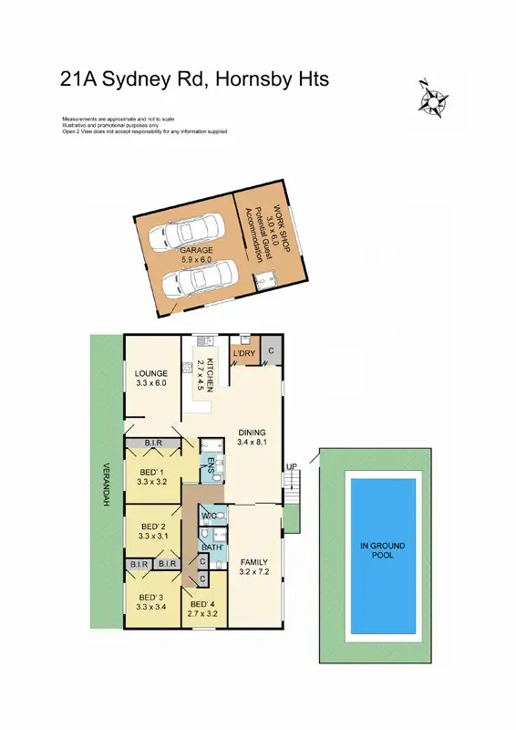Floorplan of Homely house listing, 21A Sydney Road, Hornsby Heights NSW 2077