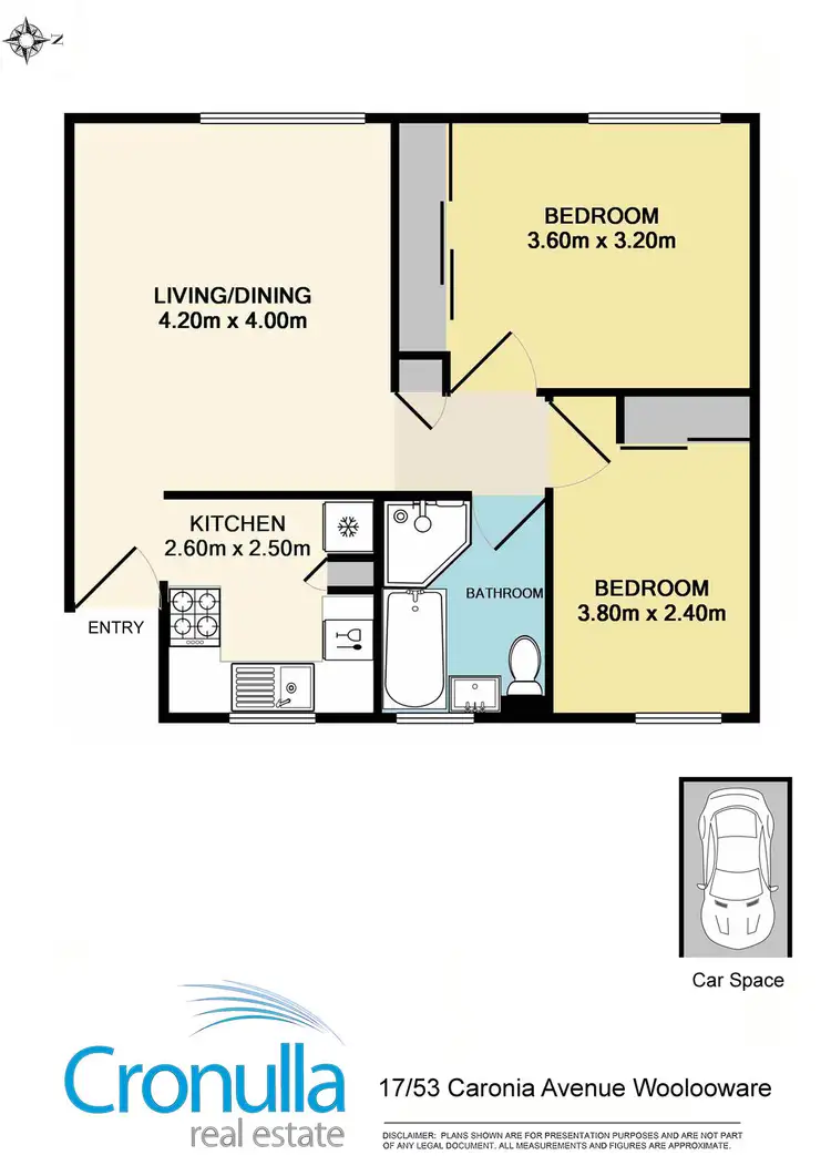 Floorplan of Homely apartment listing, 17/53 Caronia Avenue, Woolooware NSW 2230