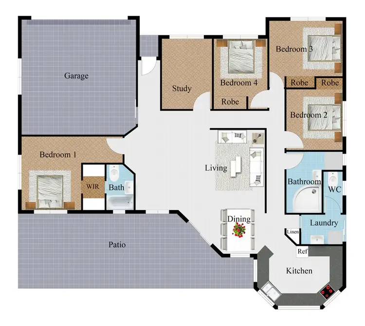 Floorplan of Homely house listing, 464 Forestry Road, Bluewater Park QLD 4818