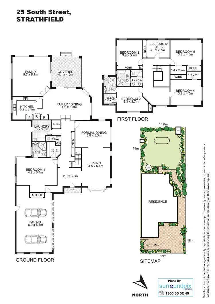 Floorplan of Homely house listing, 25 SOUTH STREET, Strathfield NSW 2135