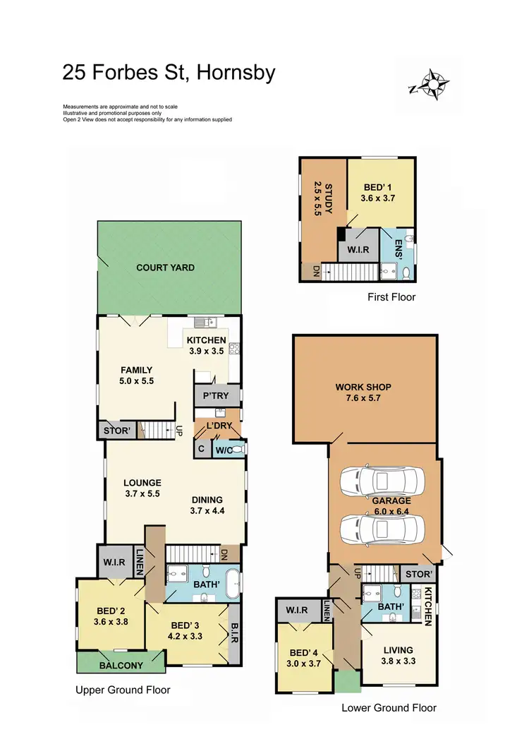 Floorplan of Homely house listing, 25 Forbes Street, Hornsby NSW 2077