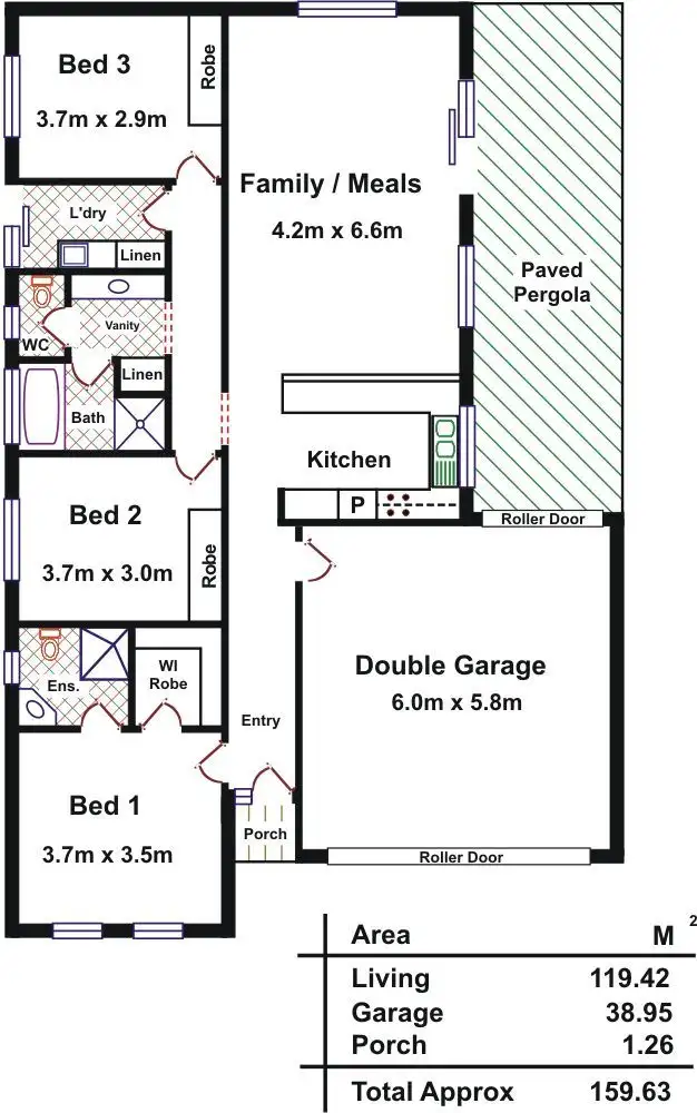 Floorplan of Homely house listing, 2/22 Duffield Street, Gawler East SA 5118