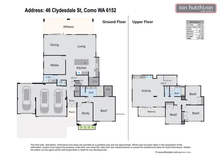 Floorplan of Homely house listing, 46 Clydesdale Street, Como WA 6152