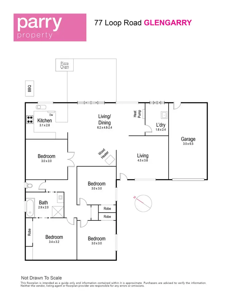 Floorplan of Homely house listing, 77a Loop Road, Glengarry TAS 7275