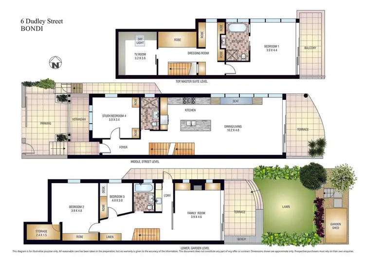 Floorplan of Homely house listing, 6 Dudley Street, Bondi NSW 2026