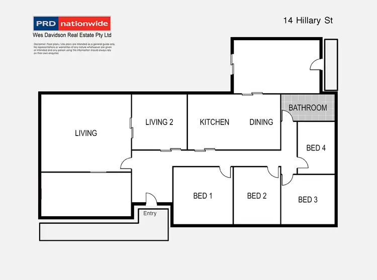 Floorplan of Homely house listing, 14 Hillary Street, Horsham VIC 3400