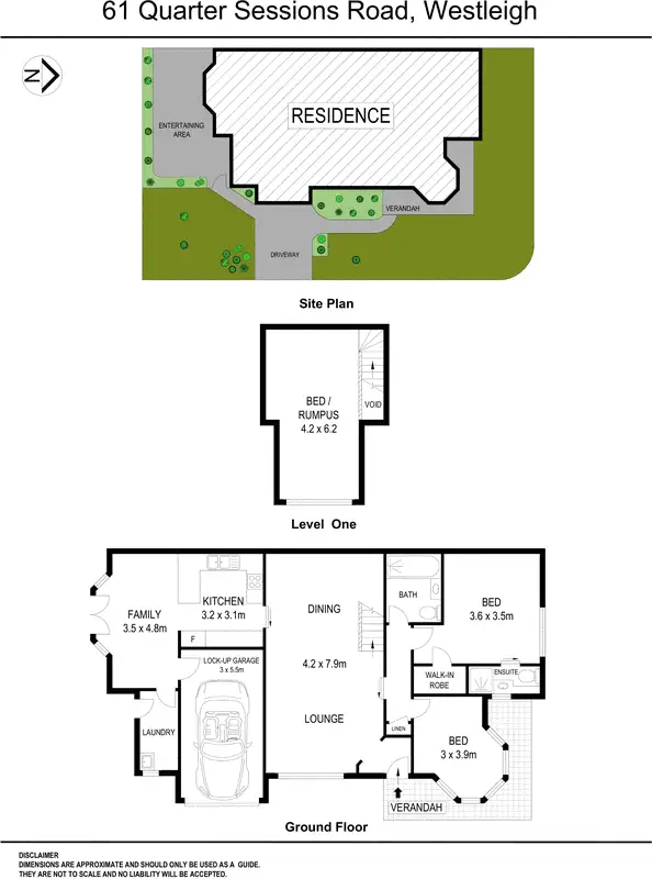 Floorplan of Homely townhouse listing, 61 Quarter Sessions Road, Westleigh NSW 2120