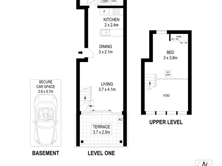 Floorplan of Homely apartment listing, 9/11 Hay Street, Leichhardt NSW 2040