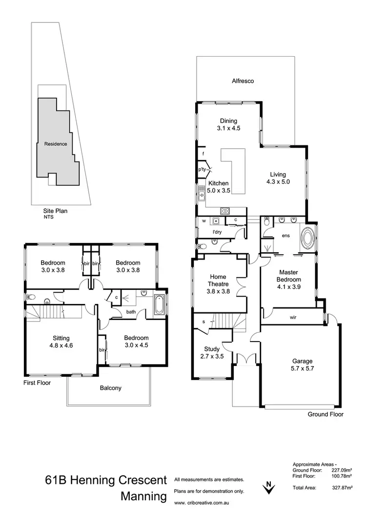 Floorplan of Homely house listing, 61B Henning Crescent, Manning WA 6152