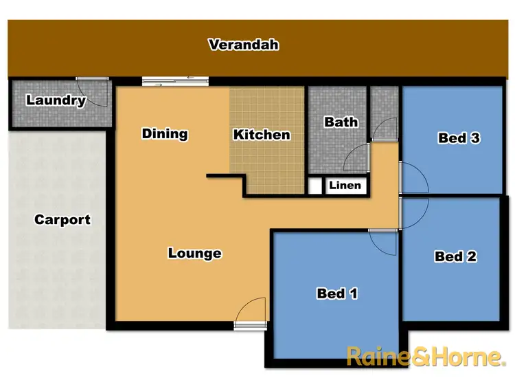 Floorplan of Homely house listing, 1 Mackay Drive, Dubbo NSW 2830