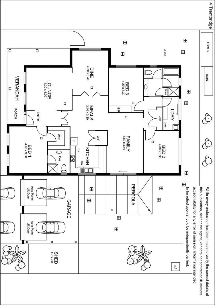 Floorplan of Homely house listing, 4 Trentbridge Road, Hope Valley SA 5090