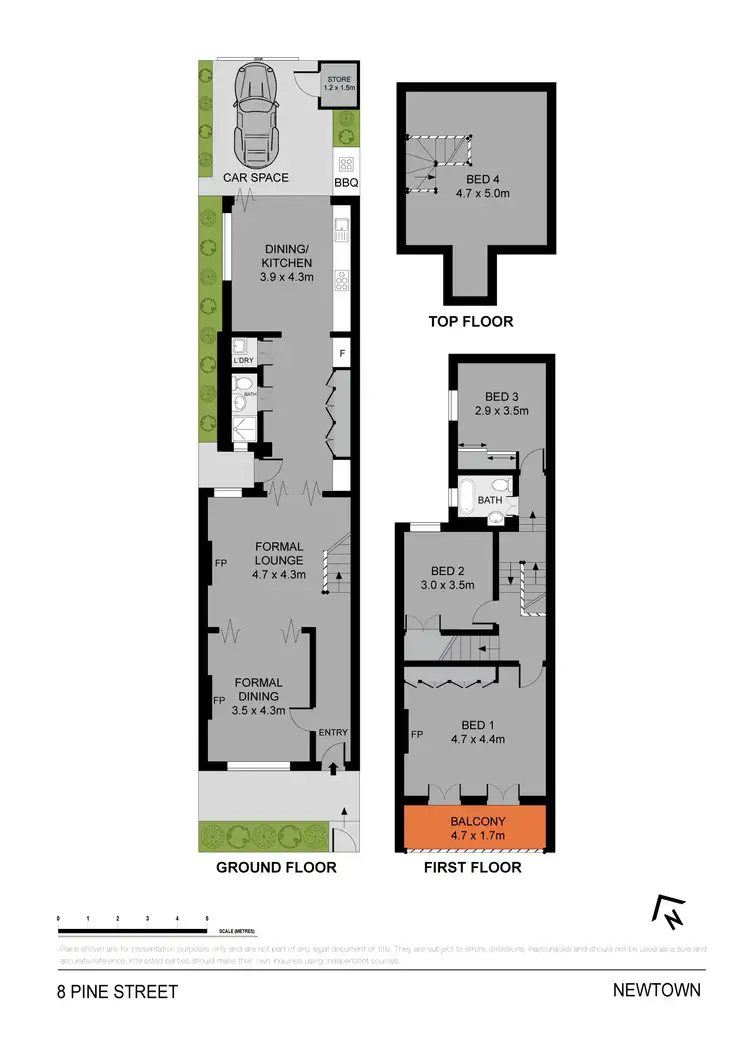 Floorplan of Homely house listing, 8 Pine Street, Newtown NSW 2042