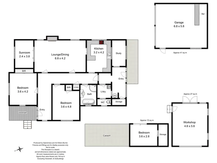 Floorplan of Homely house listing, 47-49 & 51 Cutten Street, Queenstown TAS 7467