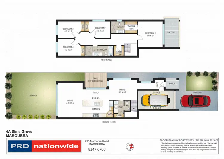 Floorplan of Homely semi-detached listing, 4a Sims Grove, Maroubra NSW 2035