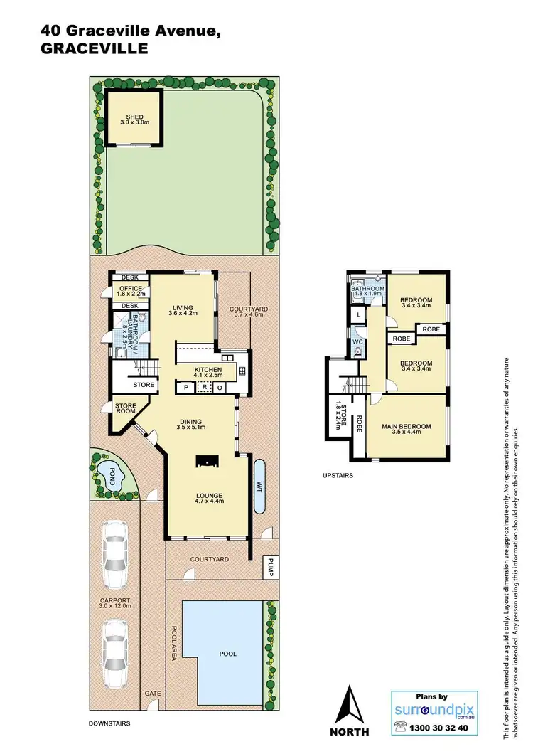 Floorplan of Homely house listing, 40 Graceville Ave, Graceville QLD 4075