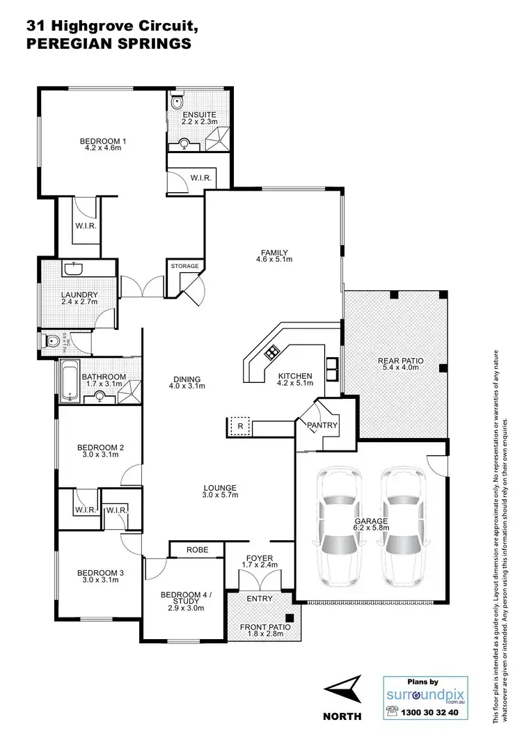 Floorplan of Homely house listing, 31 Highgrove Circuit, Peregian Springs QLD 4573