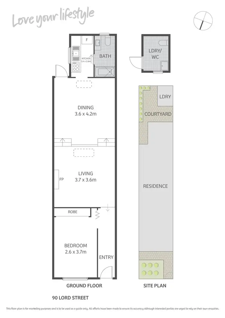 Floorplan of Homely house listing, 90 Lord Street, Newtown NSW 2042