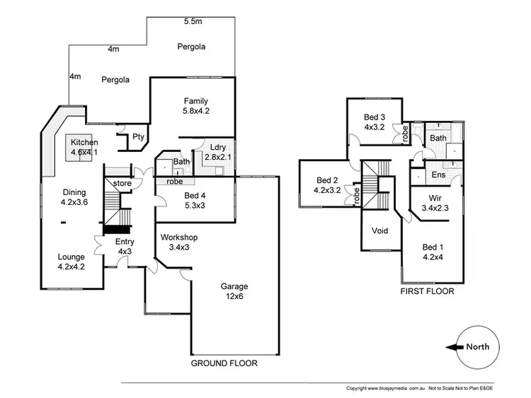 Floorplan of Homely house listing, 55 Branksome Gardens, City Beach WA 6015