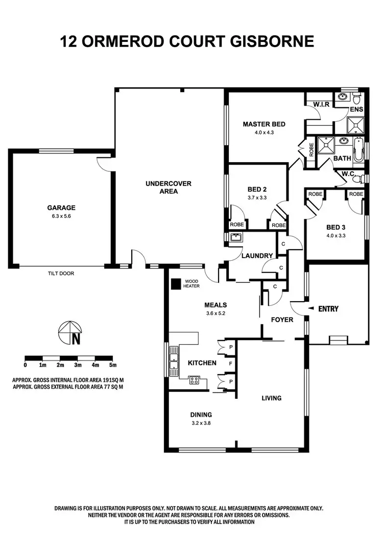 Floorplan of Homely house listing, 12 Ormerod Court, Gisborne VIC 3437