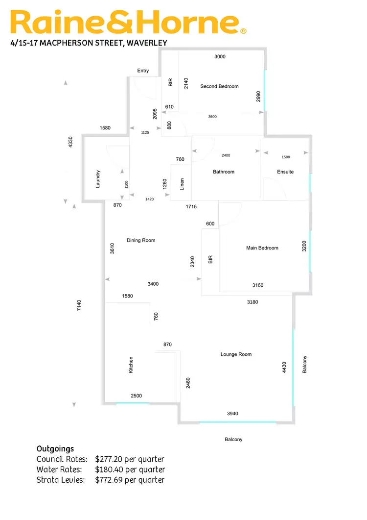 Floorplan of Homely apartment listing, 4/15-17 Macpherson Street, Waverley NSW 2024