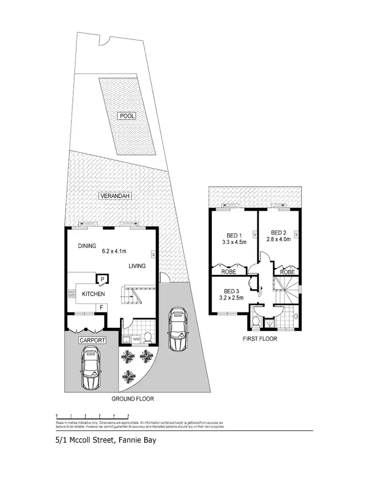 Floorplan of Homely apartment listing, 5/1 McColl Street, Fannie Bay NT 820