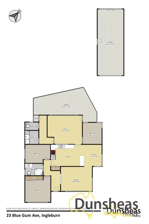 Floorplan of Homely house listing, 23 Blue Gum Avenue, Ingleburn NSW 2565